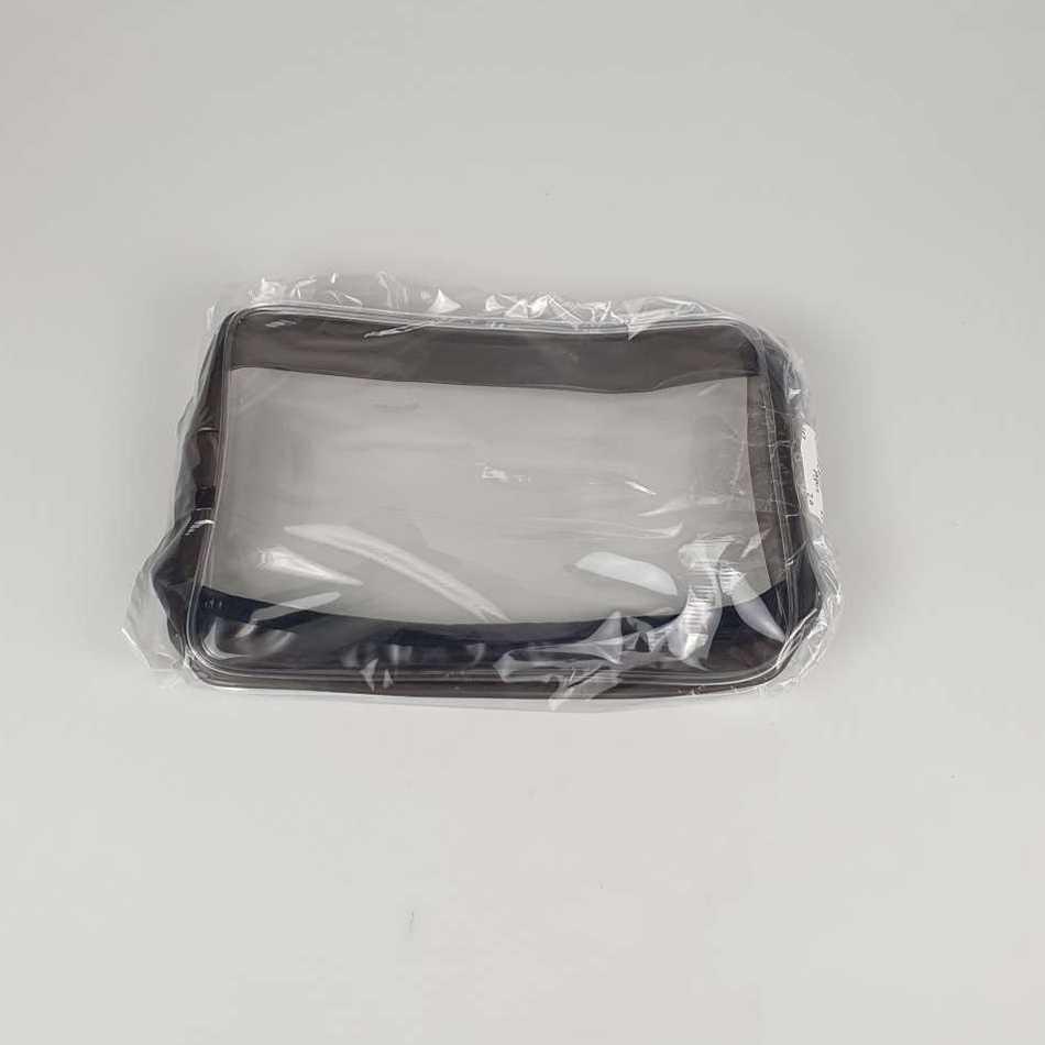 MACROUPTA Tas Kosmetik Travel Portable Bag - Kapasitas Luas, Desain Simpel - Bawa Semua Perlengkapan dengan Mudah, Transparan