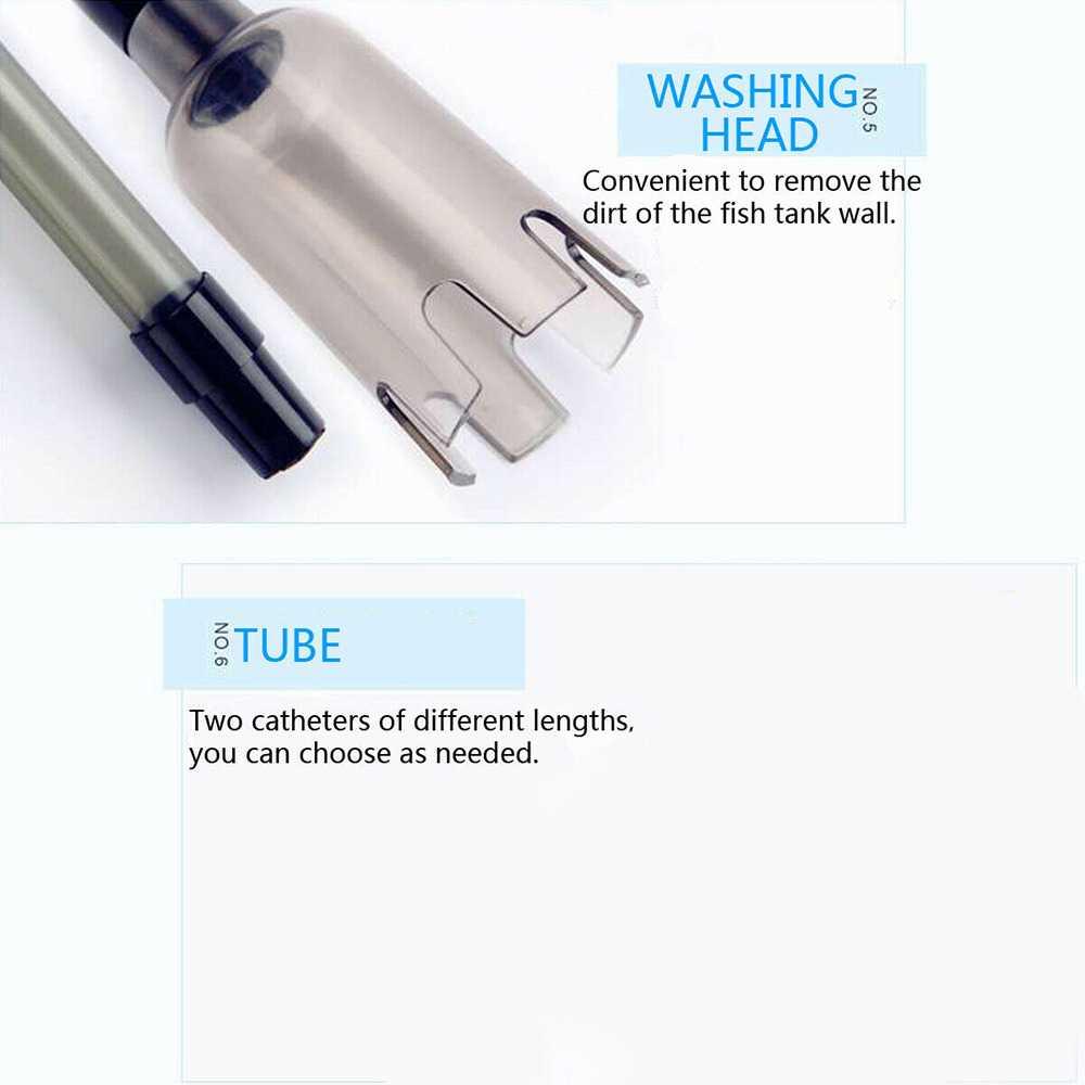 iLONDA Pompa Ganti Air Aquarium Water Gravel Cleaner Pump - Memudahkan Penggantian Air, Bersihkan Akuarium, Tanpa Capek
