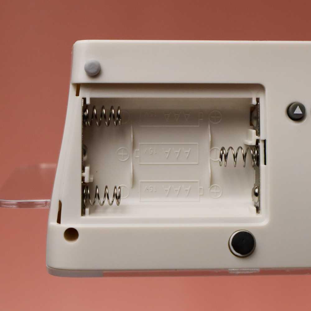 Satzuma Jam Alarm LCD dengan Papan Memo Display Bercahaya - Solusi Praktis Catat Pesan, Alarm, dan Tanggal, Desain Modern