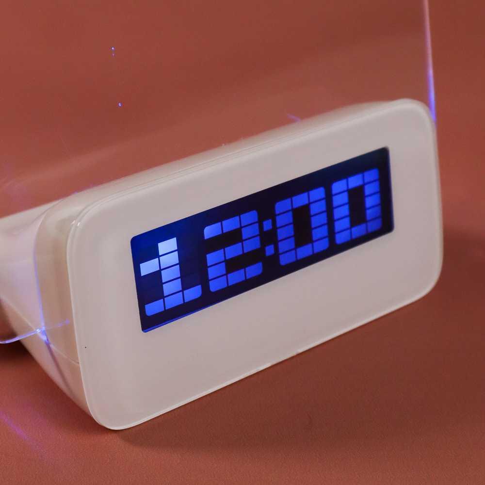 Satzuma Jam Alarm LCD dengan Papan Memo Display Bercahaya - Solusi Praktis Catat Pesan, Alarm, dan Tanggal, Desain Modern