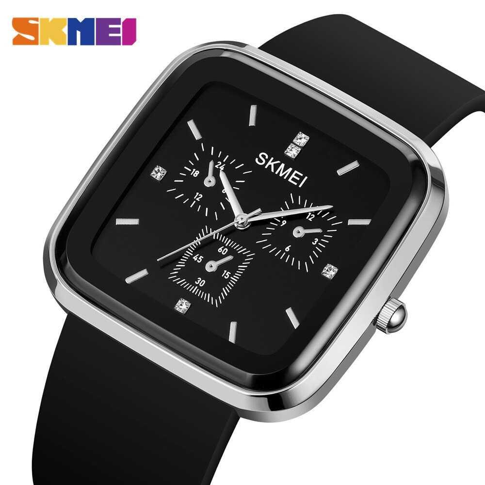 SKMEI Jam Tangan Analog Pria Silicone 1902 - Elegan dan Tahan Air, Strap Nyaman