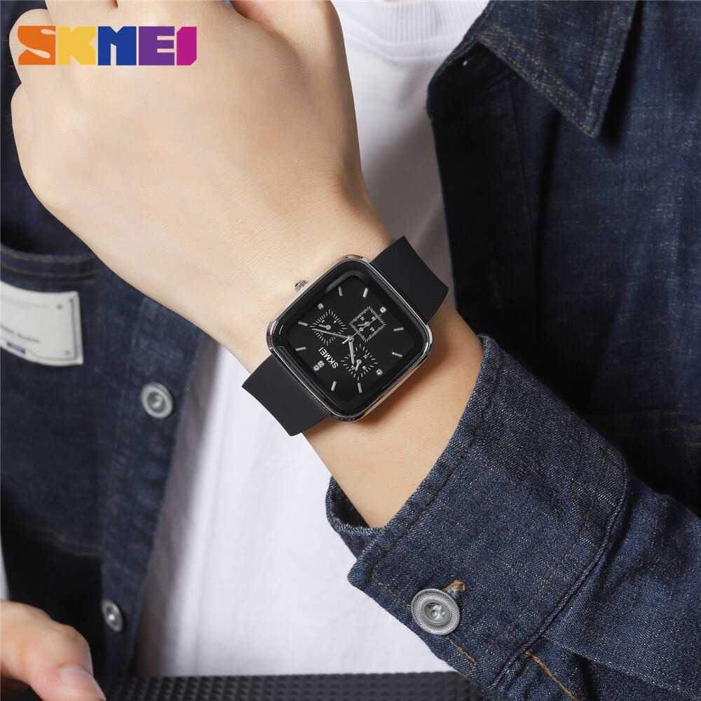 SKMEI Jam Tangan Analog Pria Silicone 1902 - Elegan dan Tahan Air, Strap Nyaman