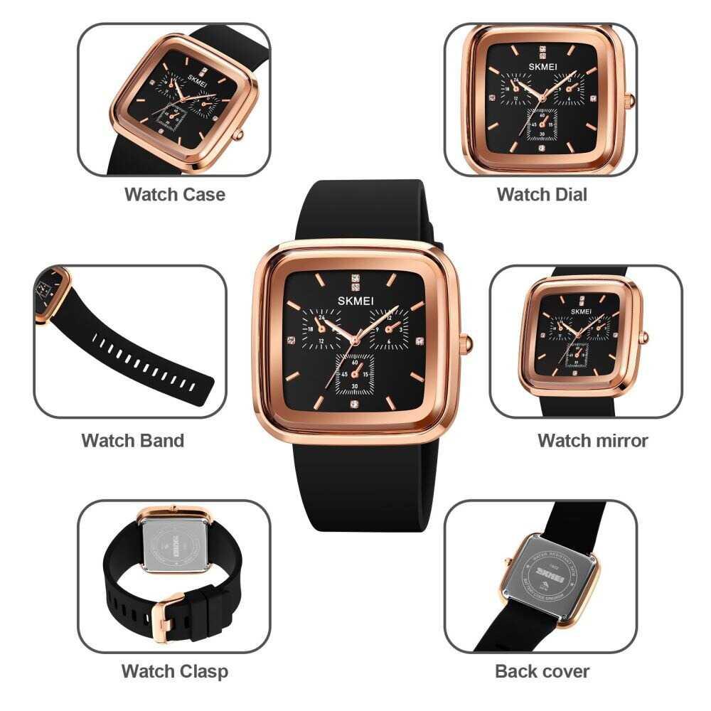 SKMEI Jam Tangan Analog Pria Silicone 1902 - Elegan dan Tahan Air, Strap Nyaman
