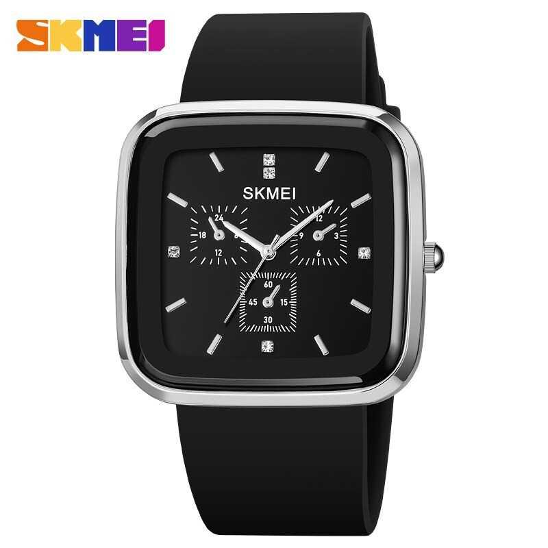 SKMEI Jam Tangan Analog Pria Silicone 1902 - Elegan dan Tahan Air, Strap Nyaman