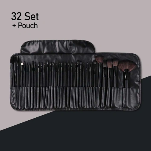 Image of Biutte.co Kuas Make Up Rias Kosmetik Brush 32 Set dengan Pouch - MAG5168 IH