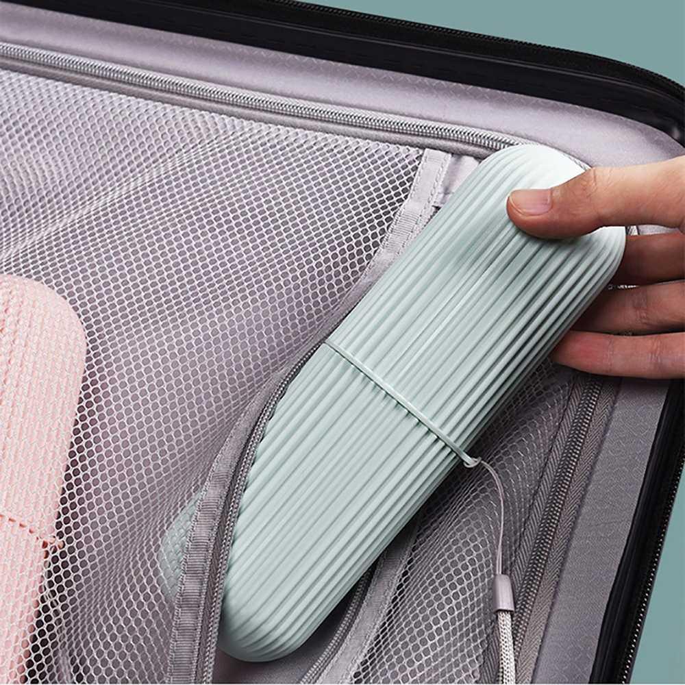 SEAGO Tempat Sikat Gigi Portabel Travel - Praktis dan Higienis, Desain Minimalis