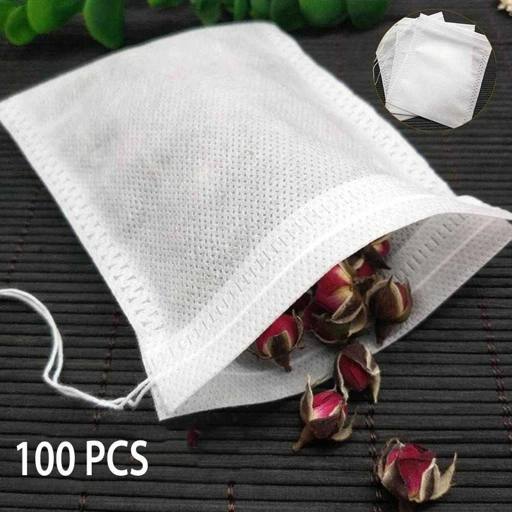 Image of One Two Cups Kantong Filter Saringan Teh Tea Bag Disposable - Menyaring Ampas dengan Mudah, Teh Berkualitas Tinggi, Bahan Tahan Panas IH