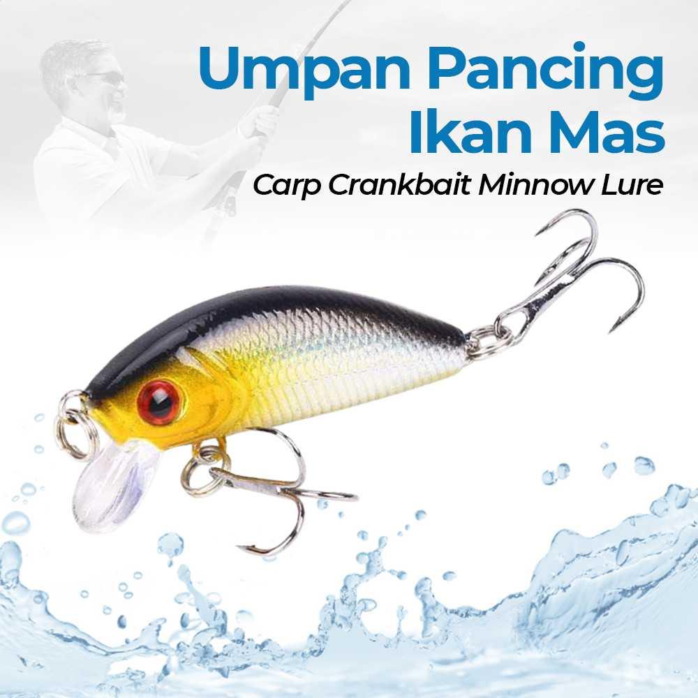 Weihe Umpan Pancing Ikan Mas Carp Crankbait Minnow Lure - Hasil Pancing Memuaskan, Desain Menyerupai Ikan Asli