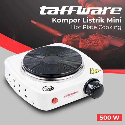 Image of Taffware Kompor Listrik Portable 1 Tungku - Hemat Energi, Cocok untuk Camping dan Travel IH