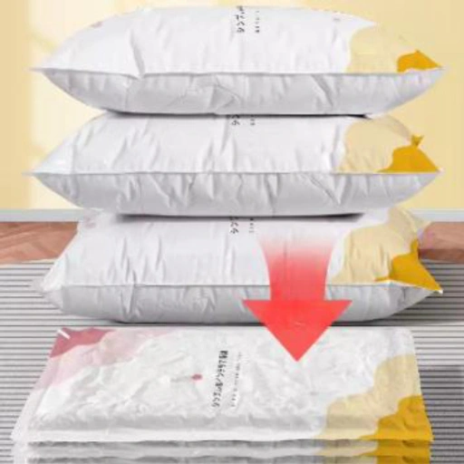 Image of TaffPACK Kantong Plastik Vakum Pakaian Multisize - Hemat Ruang, Kuat, Tidak Berbau, Sedot Cepat, Beragam Ukuran, Electric Pump IH