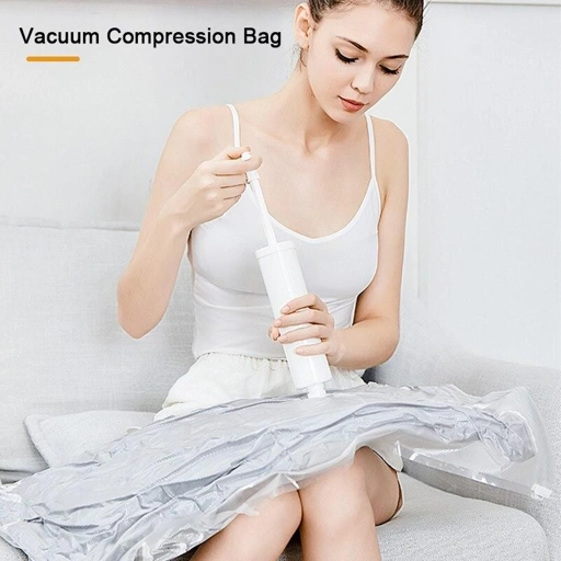 Image of TaffPACK Kantong Plastik Vakum Pakaian Multisize Electric Pump - Hemat Tempat, Praktis, Anti Bocor IH