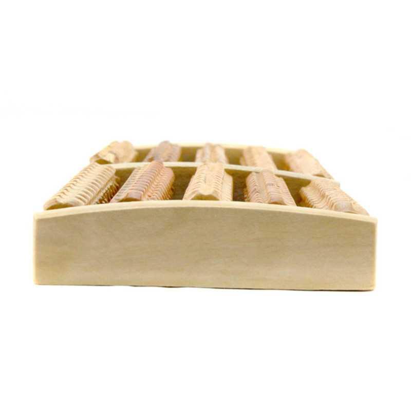 Slimes Pijat Kaki Wooden Foot Roller Massager - Meredakan Pegal dan Stres, Desain Roller Kaki