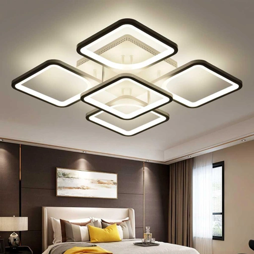 Image of TaffLED Lampu Plafon LED Chandelier 3 Color 5 Head 60W - IR-41, Pencahayaan Modern untuk Ruangan Lapang IH