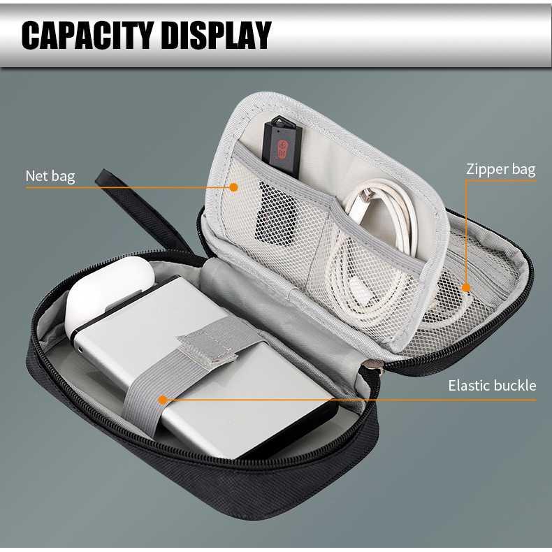 ZEST Tas Travel Organizer Multifunctional - Penyimpanan Multifungsi, Tahan Air, dan Ringan