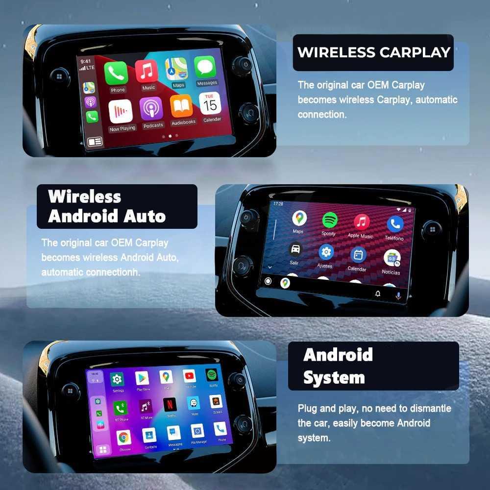 QMCARTRADE CarPlay AI Box Wireless Android 11 - Hiburan Seru di Perjalanan Anda