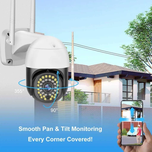 Image of V380 Pro Kamera CCTV WiFi Outdoor Active Alarm Night Vision 1MP - C18PROX-L IH