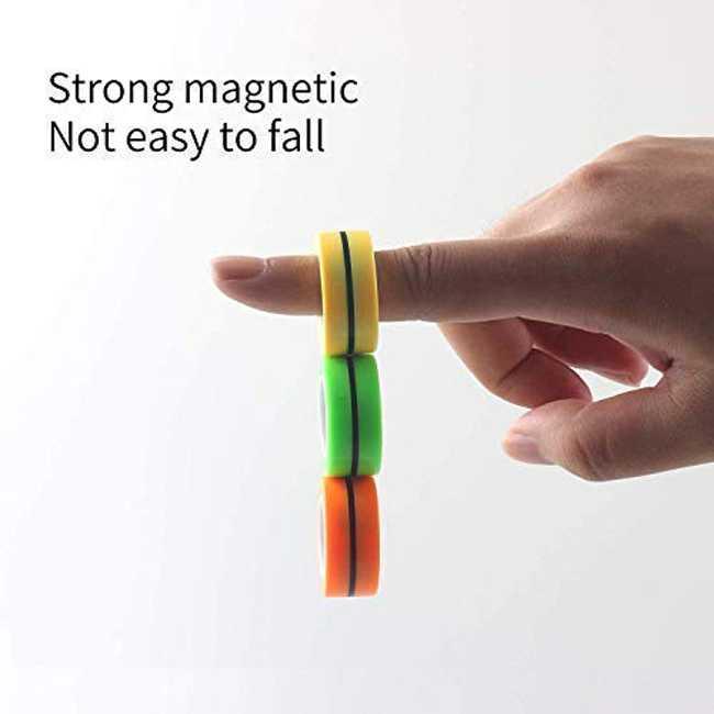 Lyshare Mainan Anak Magnetic Fidget Spinner Ring Children Toy - Bermain Edukatif Untuk Anak, Kreativitas Tinggi, Keterampilan Motorik - Desain Menarik