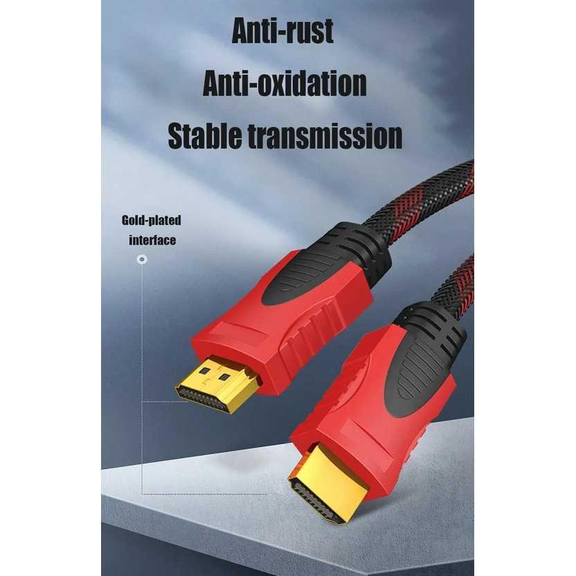FSU Kabel HDMI Gold Plated High Speed - Transmisi Cepat, Gambar Tajam