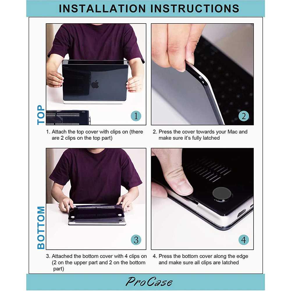 PFHEU Crystal Case Pelindung MacBook Pro - Melindungi dengan Elegan, Ringan, dan Kuat