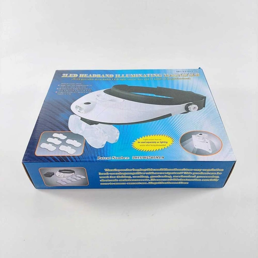 GORELAX Kacamata Pembesar Headband 6X - Pengamatan Detail Tanpa Batas, Nyaman dan Efisien