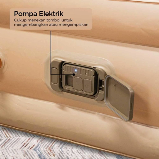 Image of OSHKI Kasur Angin Inflatable Bed Queen - Nyaman Tidur di Mana Saja, Hemat Tempat