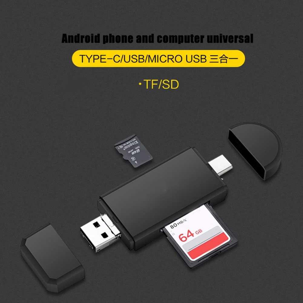 XZT Card Reader OTG 3in1 - Transfer Data Mudah, Kapan Saja, Di Mana Saja, Gadget-Like Design