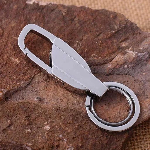 Image of Taffware Gantungan Kunci Carabiner Stainless Steel - Desain Praktis, Tahan Lama, Multifungsi - Cocok untuk Kunci dan Barang Lain