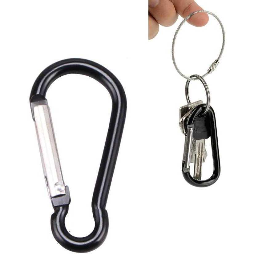 Karabiner Aluminium Alloy Gourd Shape - Kuat & Ringan, Solusi Praktis untuk Menggantung Barang