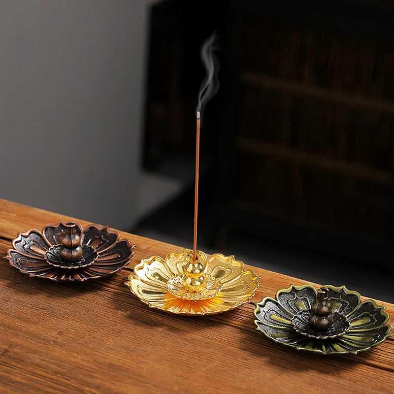 TaffHOME Tempat Dupa Lotus Zinc Alloy - Estetik dan Aman, Mempercantik Ruangan