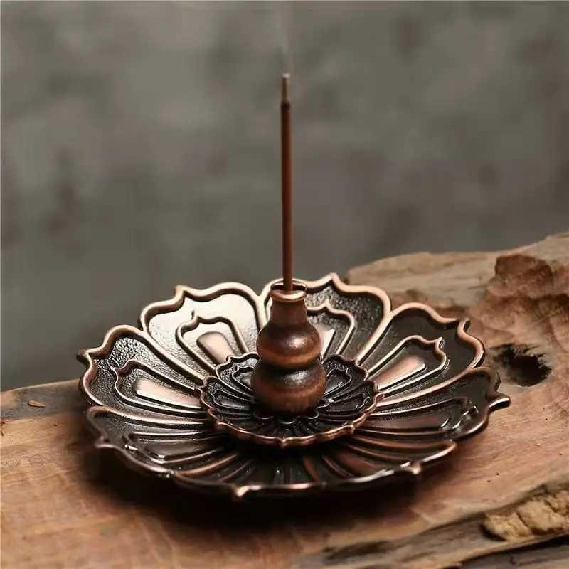 TaffHOME Tempat Dupa Lotus Zinc Alloy - Estetik dan Aman, Mempercantik Ruangan