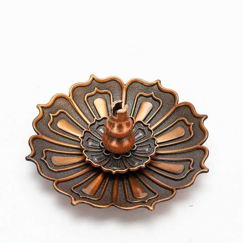 TaffHOME Tempat Dupa Lotus Zinc Alloy - Estetik dan Aman, Mempercantik Ruangan