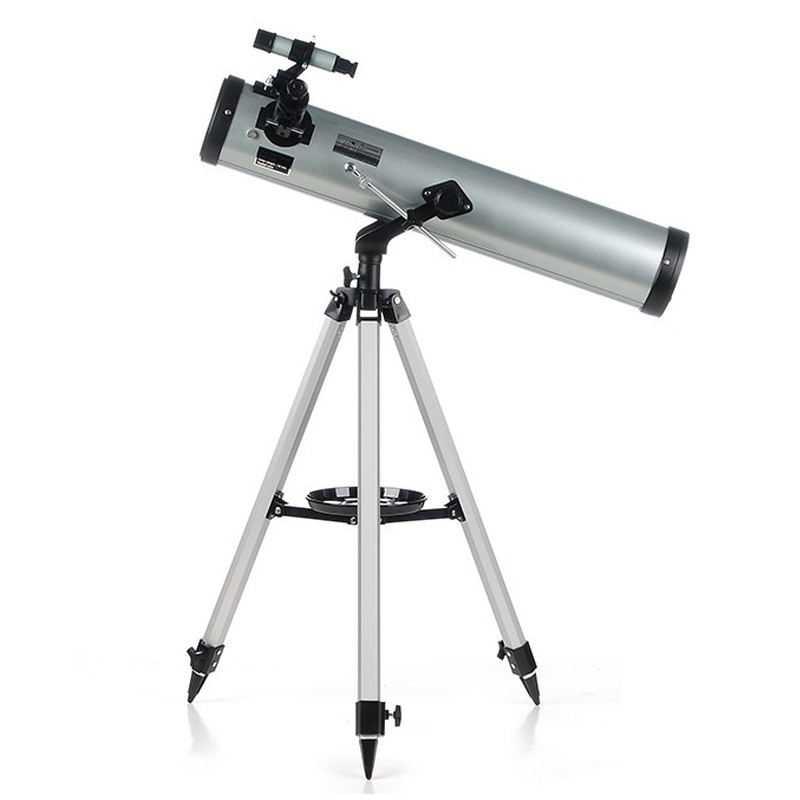 Eyebre Teropong Bintang Astronomical Telescope Reflector 700/76mm F70076, Observasi Bintang dan Planet dengan Lebih Jelas Penjernih Gambar, Stabil dan