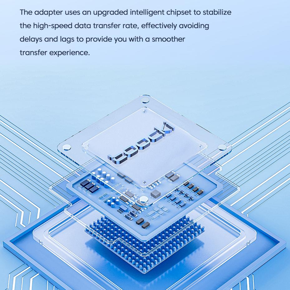 Toocki OTG USB Micro to Type C 2.0 Adapter Converter - Koneksi Mudah dan Cepat, Transfer Data Lancar