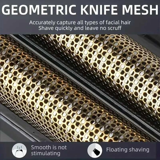Kemei Alat Cukur Kumis Elektrik Shaver Trimmer - Cukur Halus Tanpa Rasa Sakit, Desain Portabel