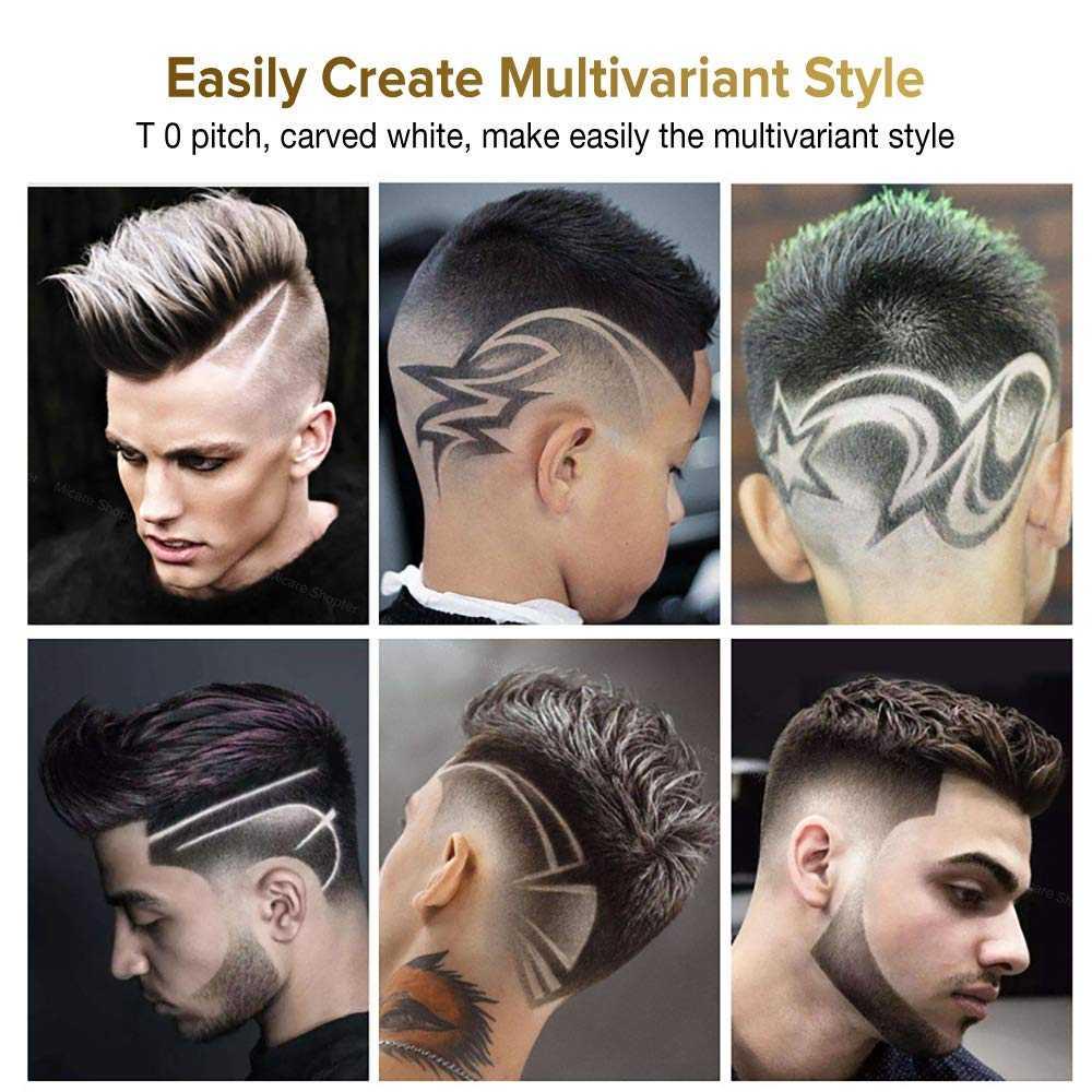 Kemei Alat Cukur Rambut Elektrik Hair Clipper Trimmer - Pisau Tajam, Tanpa Kabel, Layar LCD