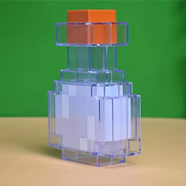MOJANG THINKGEEK Lampu LED Potion Bottle Minecraft - Atmosfer Magis, Desain Unik