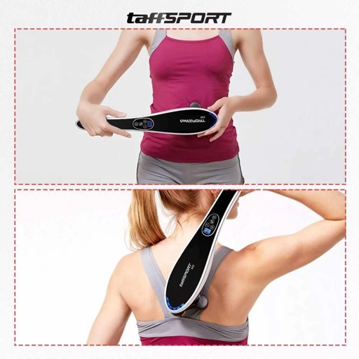 Image of TaffSPORT Alat Pijat Elektrik Shiatsu Infrared - Pijatan Shiatsu Nyata, Peredaran Darah Lancar
