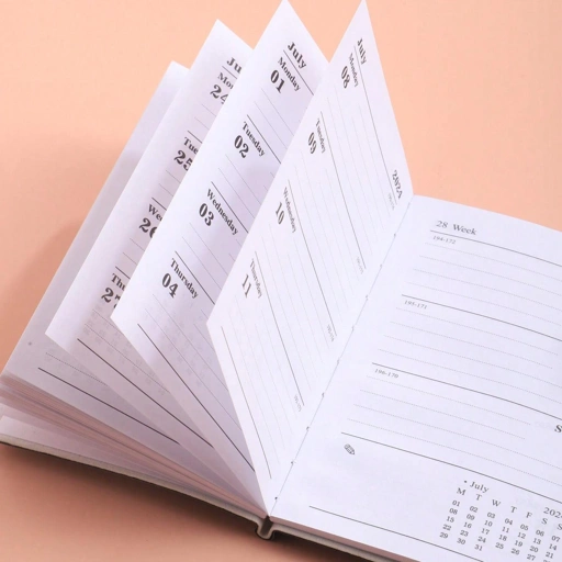 MINKYS Buku Catatan Harian 2024 Notebook Planner - Perencanaan Tahunan Efisien, Desain Modern