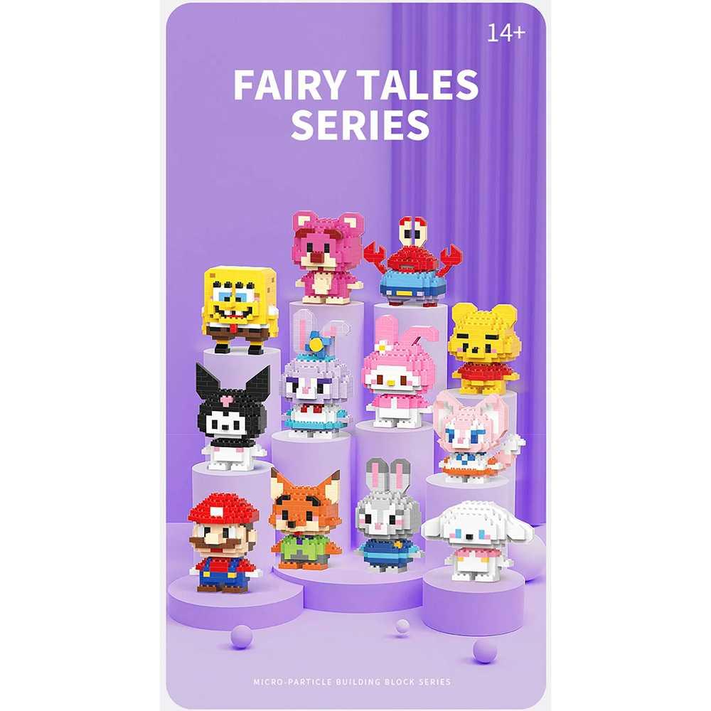 BRICKS Mainan Balok Susun Karakter Duffy Bear Figure 181 PCS - Kreativitas Tanpa Batas, Mainan Dekoratif Interaktif - Desain Menarik