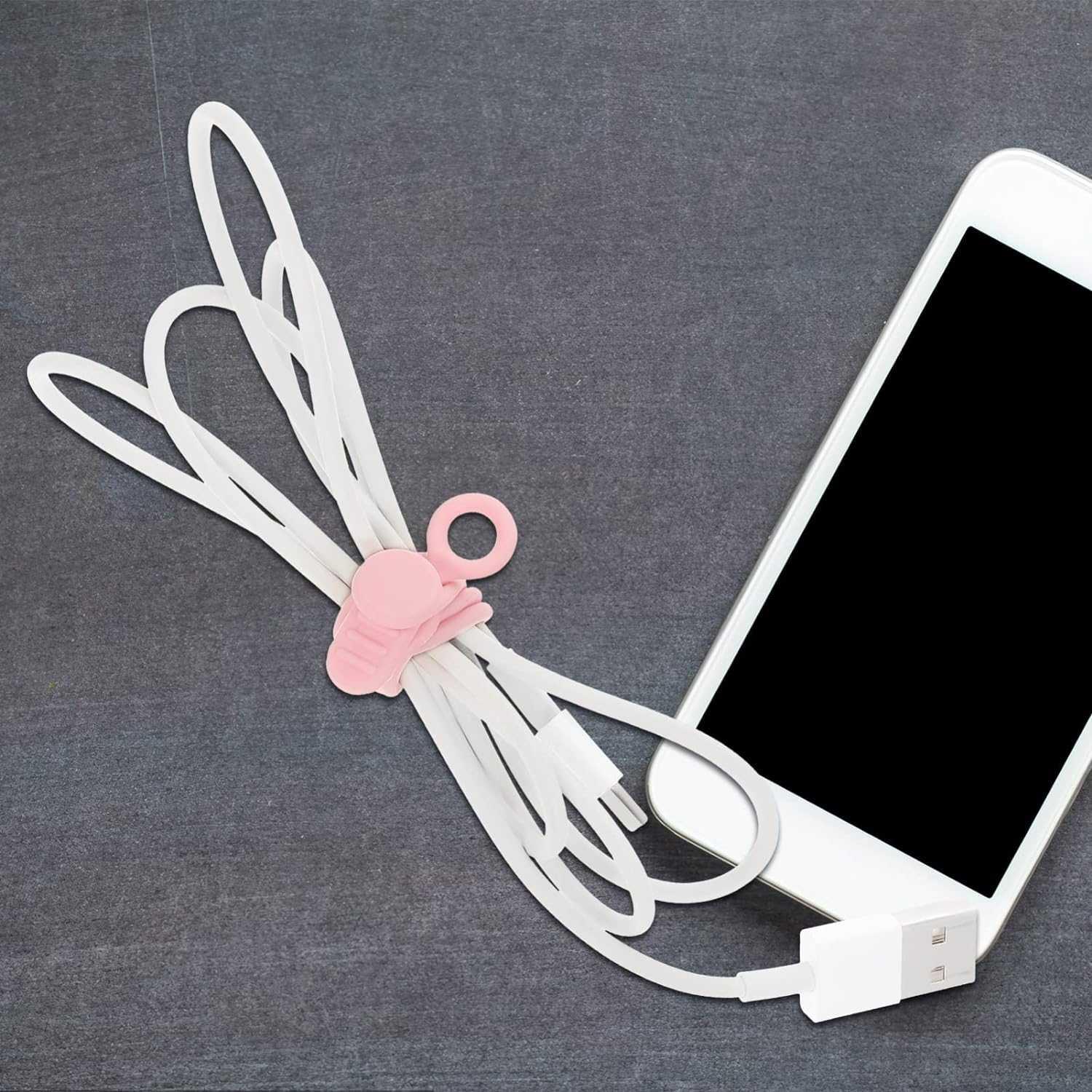 SAERY Kabel Ties Reuseable TPR Cable Organizer - Kekuatannya Membuat Kabel Tampak Rapi, Mudah Digunakan