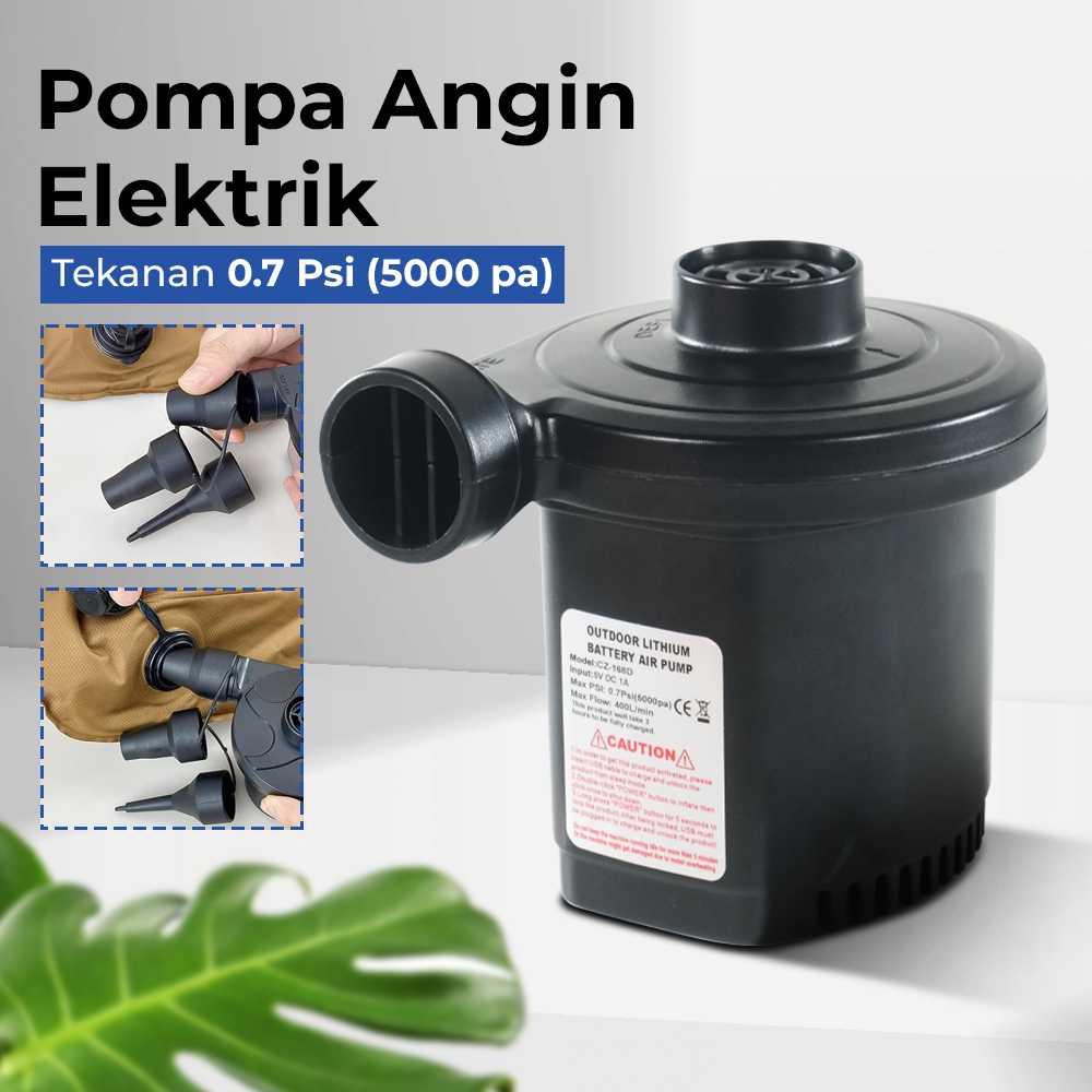 ZONEBOM Pompa Angin Elektrik Inflator Deflator - Hemat Tenaga, Praktis, Multifungsi - CZ-168D