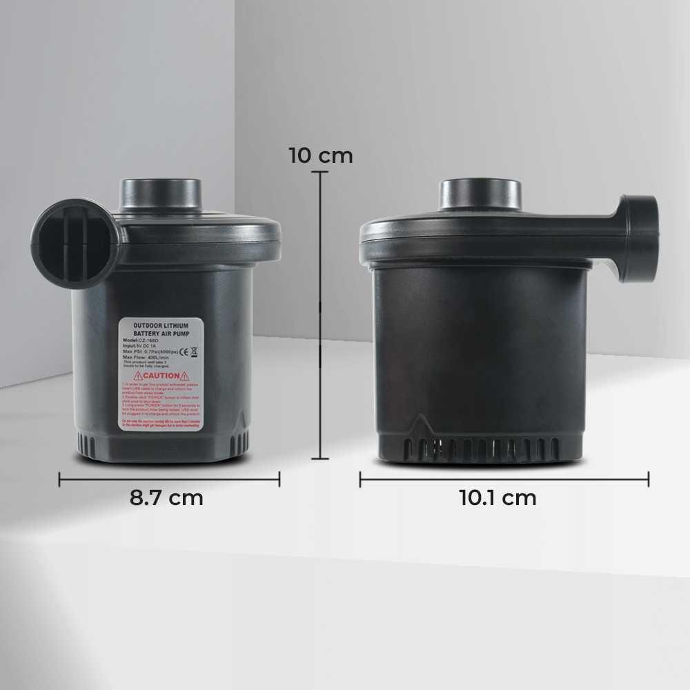 ZONEBOM Pompa Angin Elektrik Inflator Deflator - Hemat Tenaga, Praktis, Multifungsi - CZ-168D