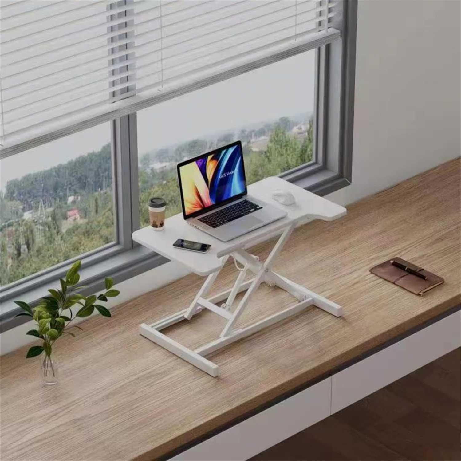 K-STAR Meja Lipat Laptop Foldable Bed Table Hydraulic - Ergonomis dan Stabil, Desain Kotak