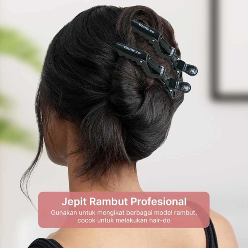 Image of Biutte.co Jepit Rambut Salon Barber Hair Alligator Clip Grip 6 PCS - L05