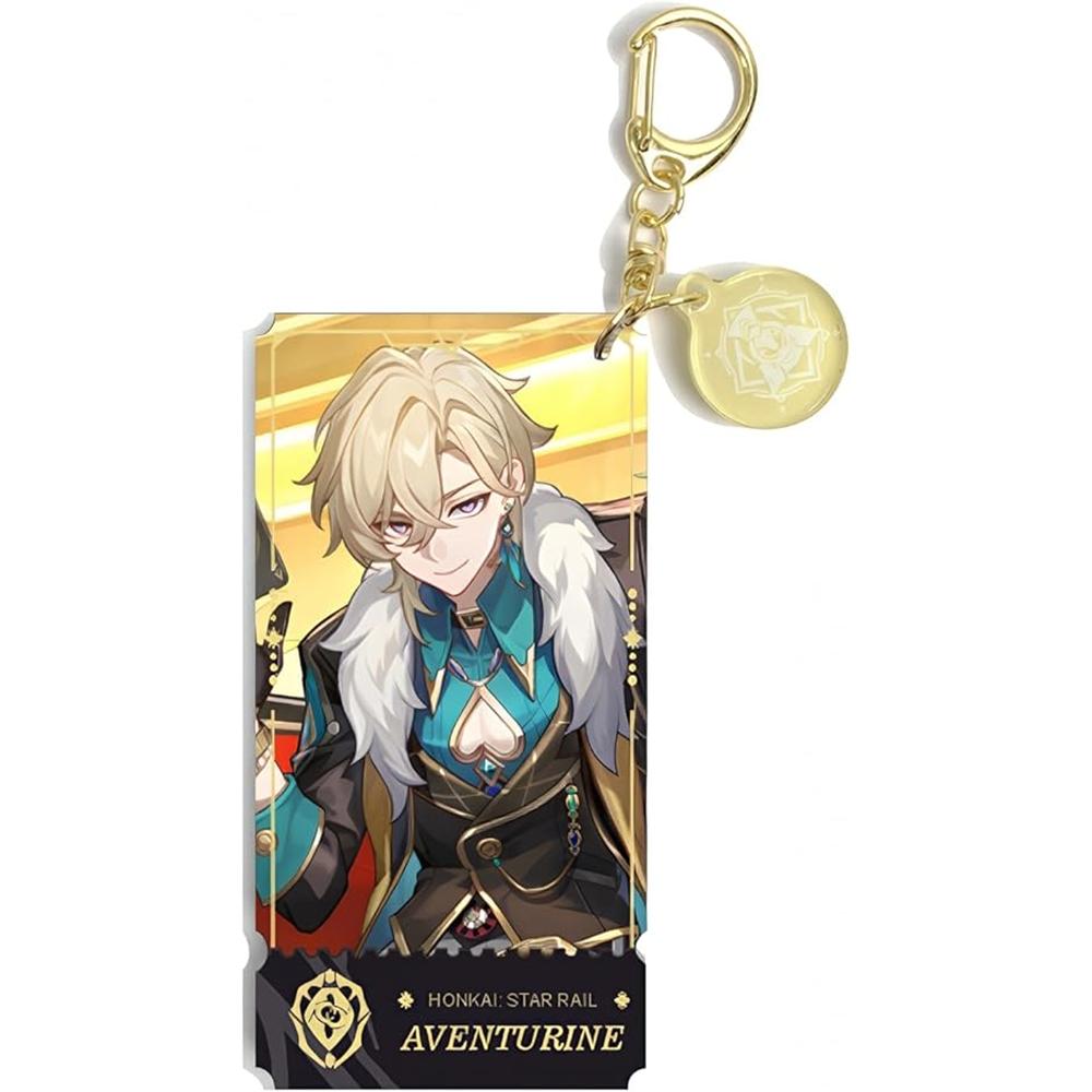 MIAOCOS Gantungan Kunci Akrilik Honkai Star Rail Anime Keychain - Karakter Edisi Honkai Star Rail, Detail Premium - Gantungan Kunci Akrilik