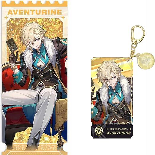 MIAOCOS Gantungan Kunci Akrilik Honkai Star Rail Anime Keychain - Karakter Edisi Honkai Star Rail, Detail Premium - Gantungan Kunci Akrilik