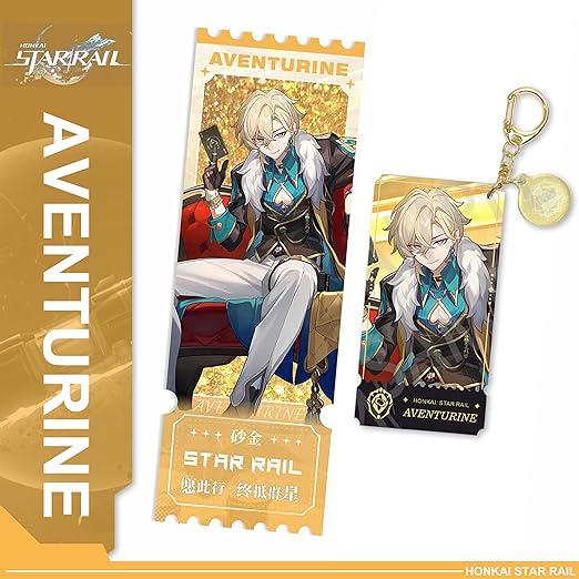 MIAOCOS Gantungan Kunci Akrilik Honkai Star Rail Anime Keychain - Karakter Edisi Honkai Star Rail, Detail Premium - Gantungan Kunci Akrilik