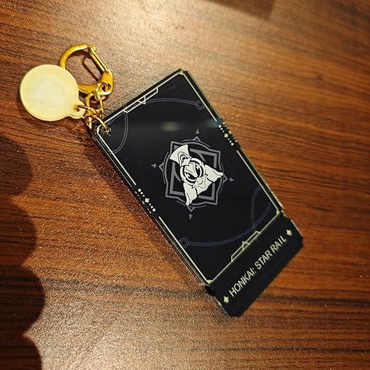 MIAOCOS Gantungan Kunci Akrilik Honkai Star Rail Anime Keychain - Karakter Edisi Honkai Star Rail, Detail Premium - Gantungan Kunci Akrilik