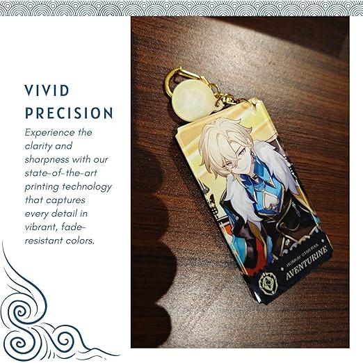 MIAOCOS Gantungan Kunci Akrilik Honkai Star Rail Anime Keychain - Karakter Edisi Honkai Star Rail, Detail Premium - Gantungan Kunci Akrilik
