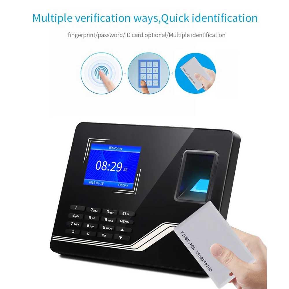 YKSCAN Mesin Absen Sidik Jari Biometric - Identifikasi Cepat, Rekap Mudah, Suara Panduan, Tanpa Kartu